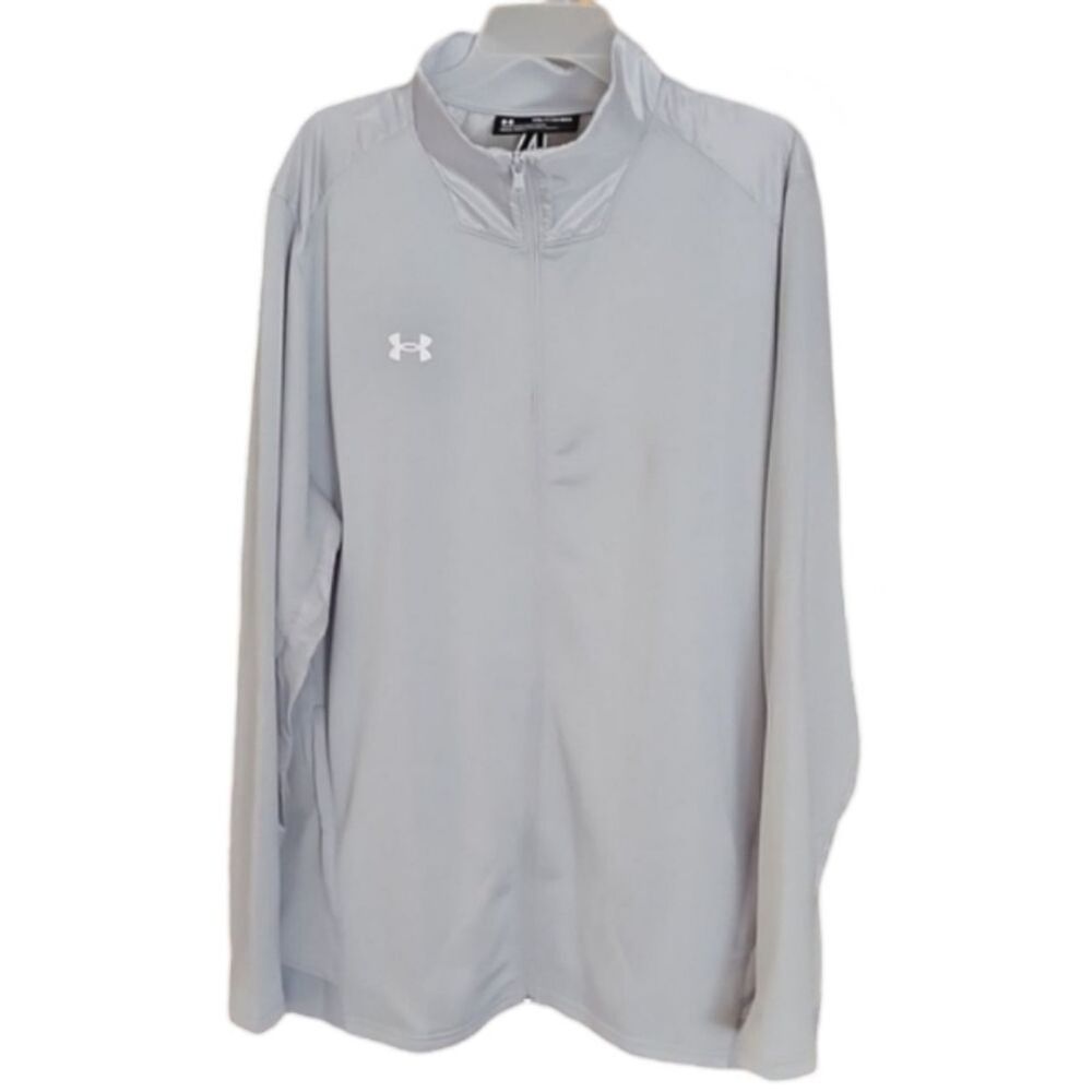 NWT Under Armour‎ Squad 3.0 Gray Full-zip Jacket Men's XXL